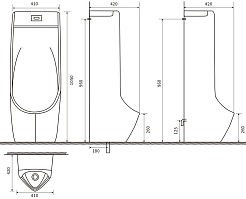 SantiLine Писсуар SL-6005 – фотография-2